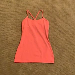 Light pink lulu lemon tank top